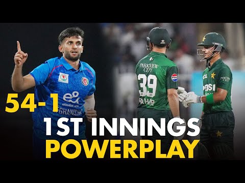 1st Innings Powerplay | Afghanistan vs Pakistan | T20I Tri Nation Series 2025 | Match 1 | M3Q1K