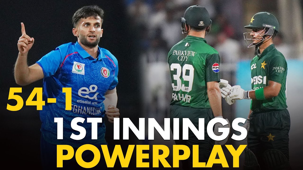 Afghanistan vs Pakistan T20I Powerplay | Series 2025