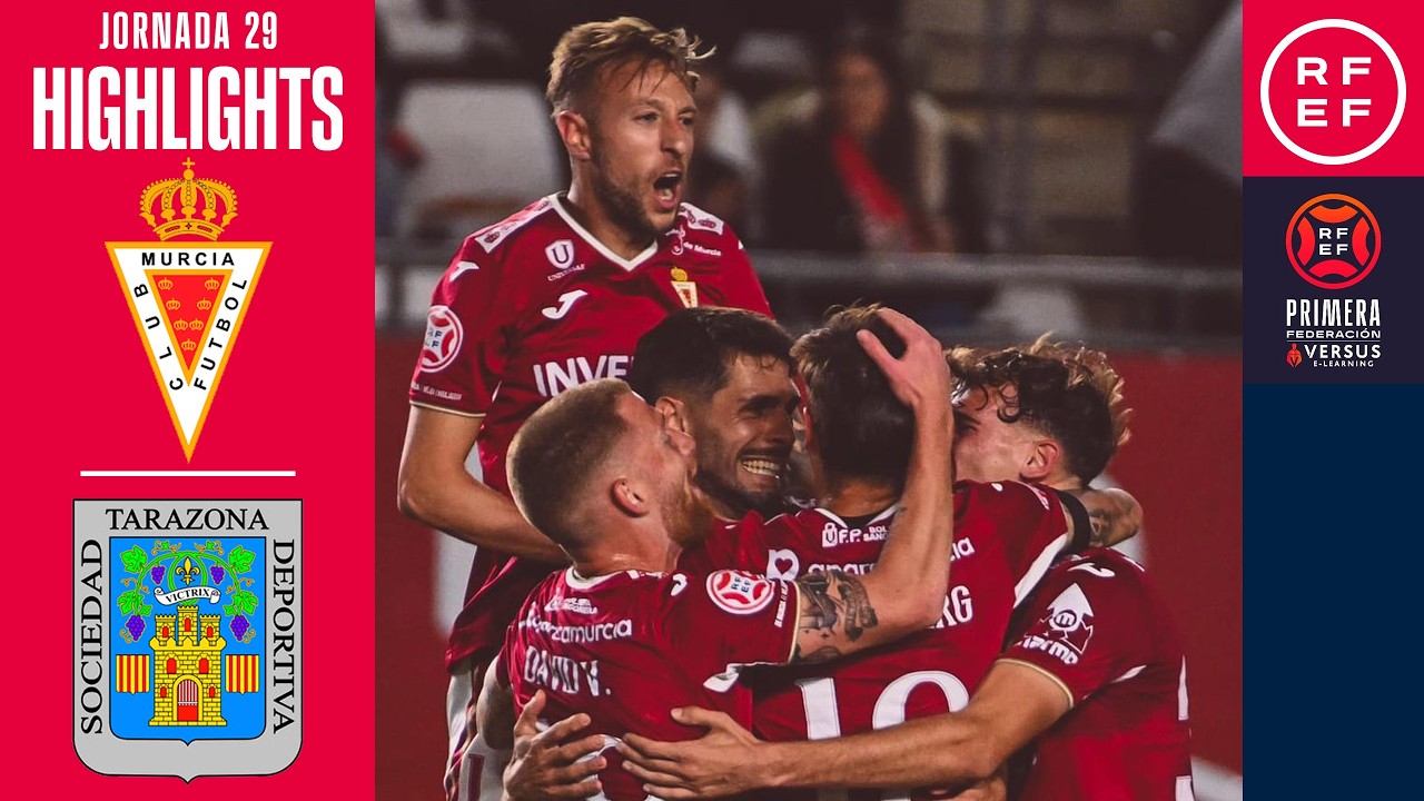 Resumen #PrimeraFederación | Real Murcia CF 1-0 SD Tarazona | Jornada 29 | Temporada 2025/2026