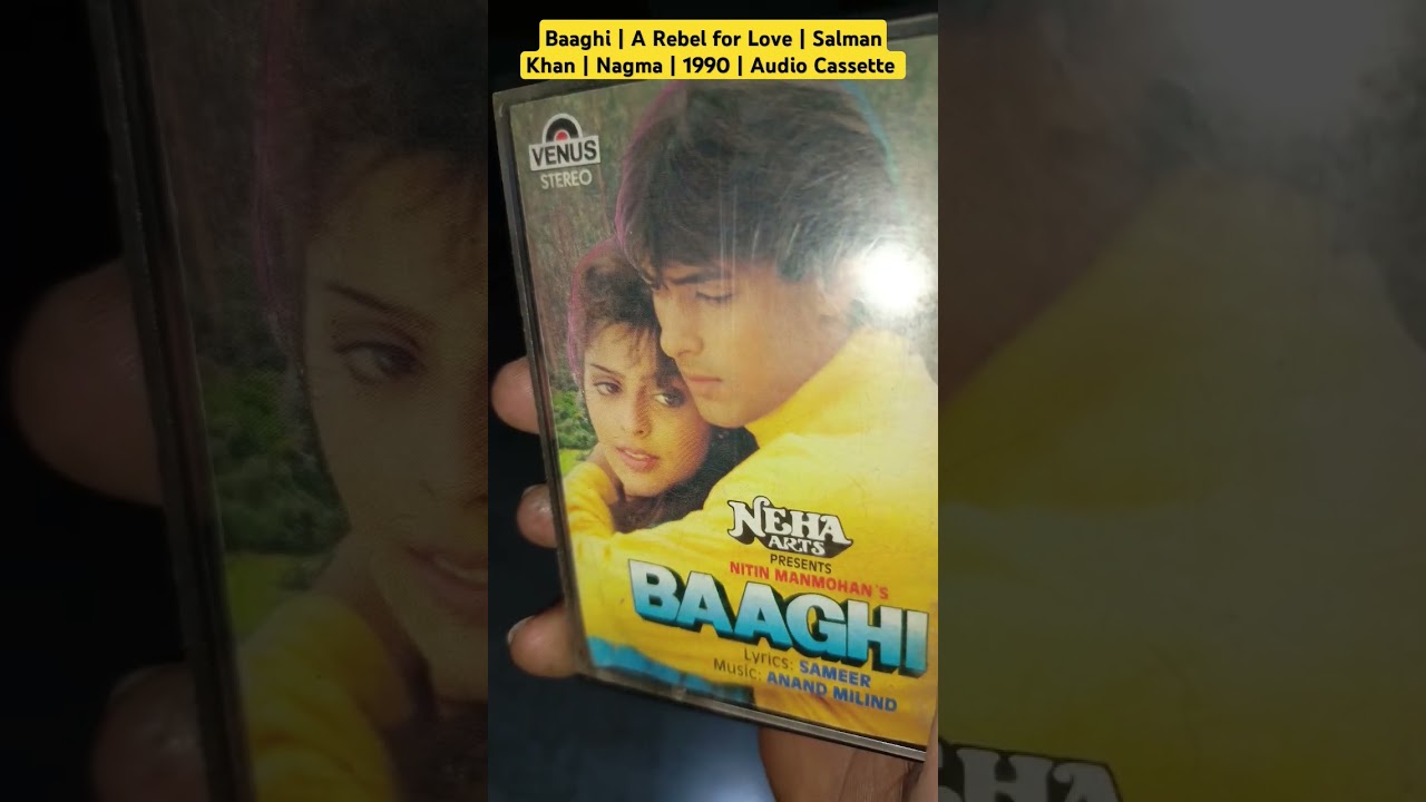 Baaghi 1990 Audio Cassette | Salman Khan & Nagma