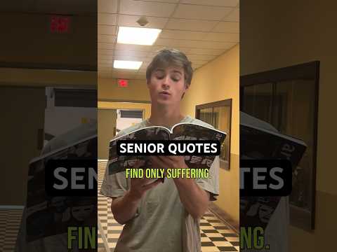 that was julia’s actual senior quote #americanhighshorts #senioryear #yearbook #seniorquotes