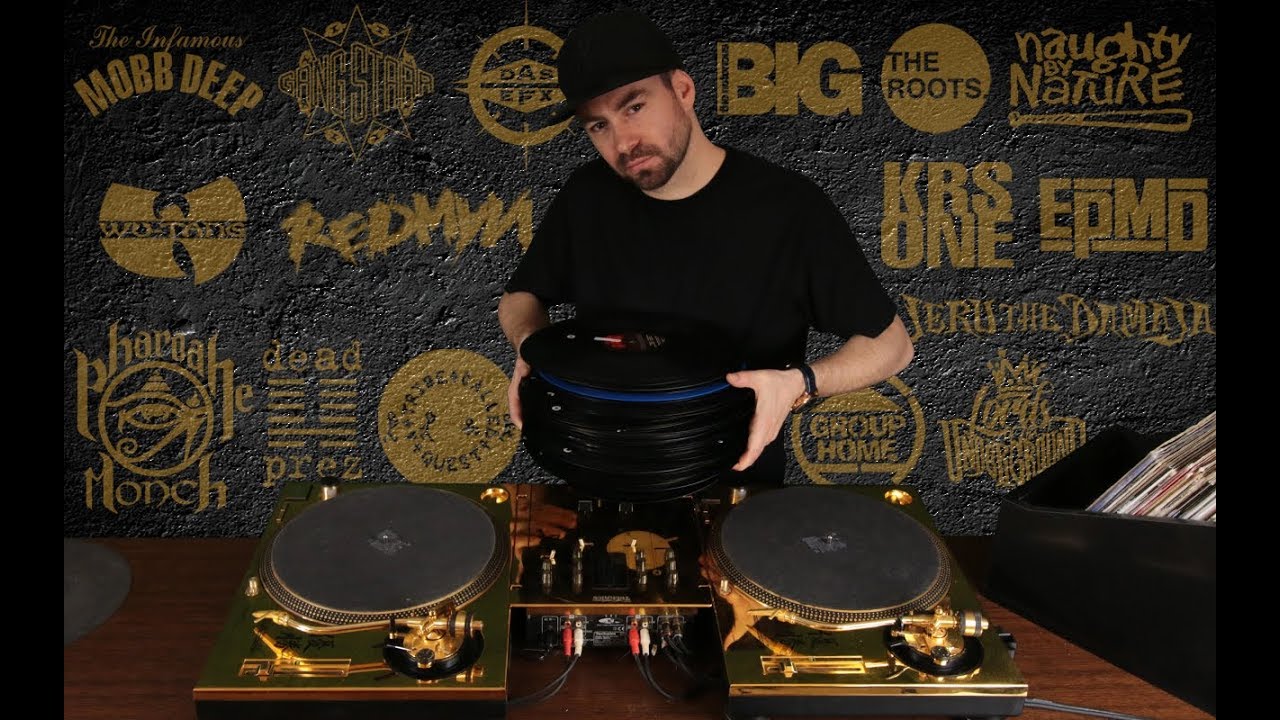 DJ FLY's Golden Hip Hop Mix ๐ถ | 1 Hour of Classic Vinyl Tracks - Free Download