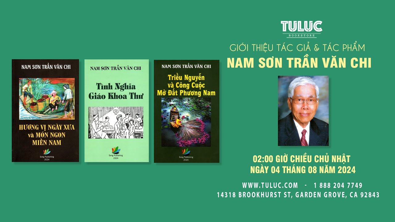 [LIVE] Gặp Gỡ Tác Giả Nam Sơn Trần Văn Chi – Khám Phá Tác Phẩm Đặc Sắc tại Tự Lực Bookstore 📚