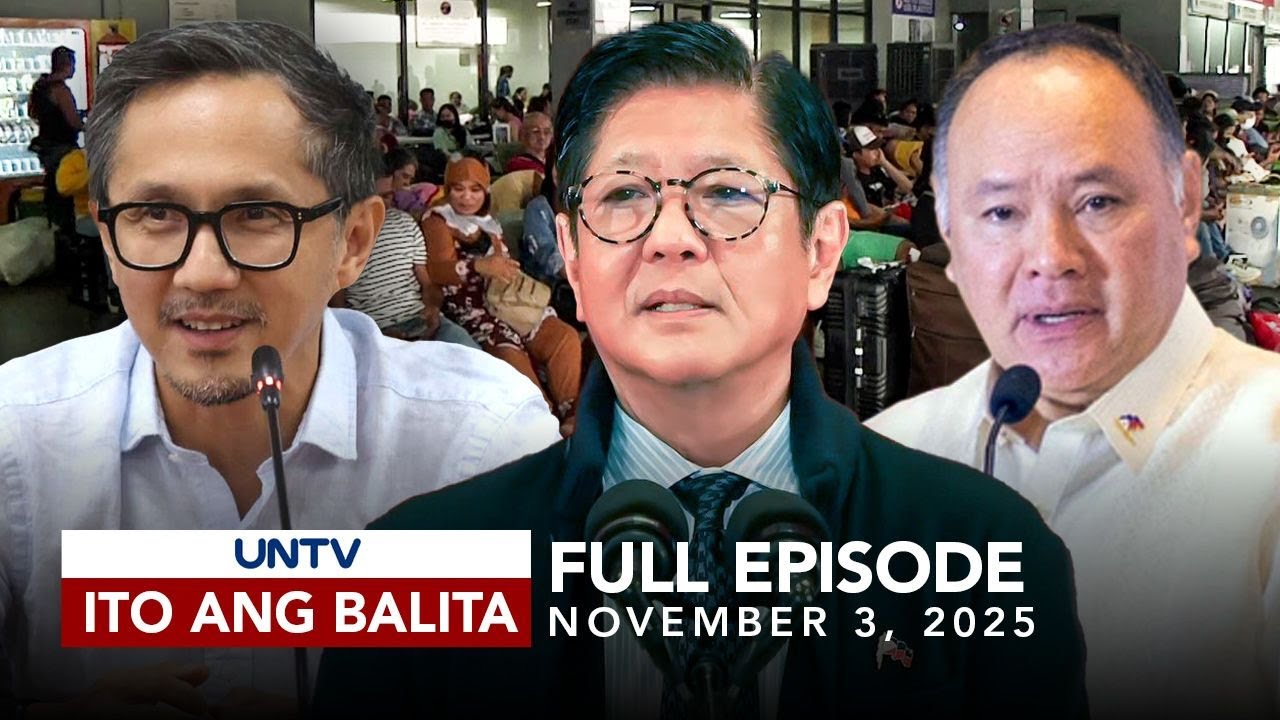 UNTV: Balita ng Nobyembre 3, 2025 📰