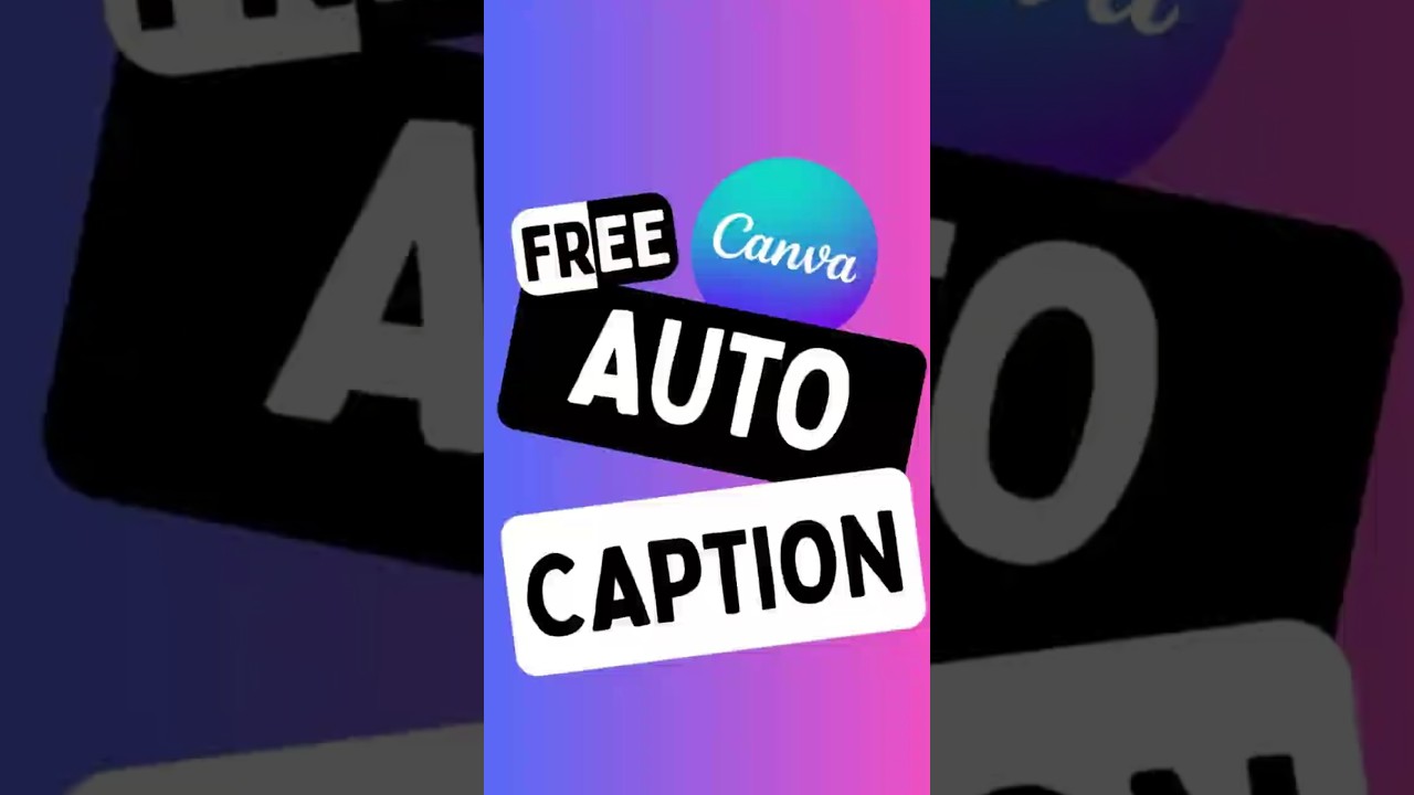 Add Auto Captions to Videos in Canva 🎥