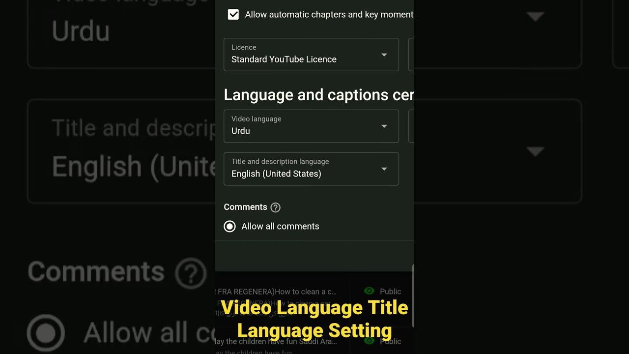 Set Video Language & Title on YouTube 🎥