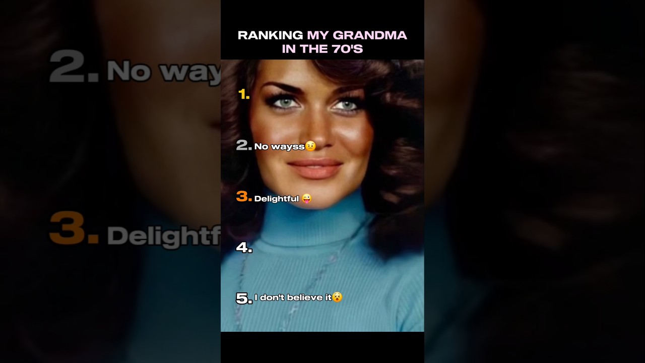 Ranking My Grandma's 70s Style 🌸