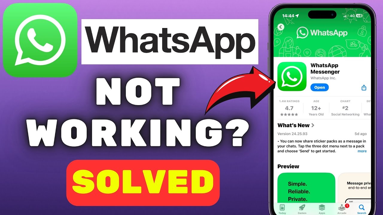 Fix WhatsApp Not Working on iPhone (2025) 📱