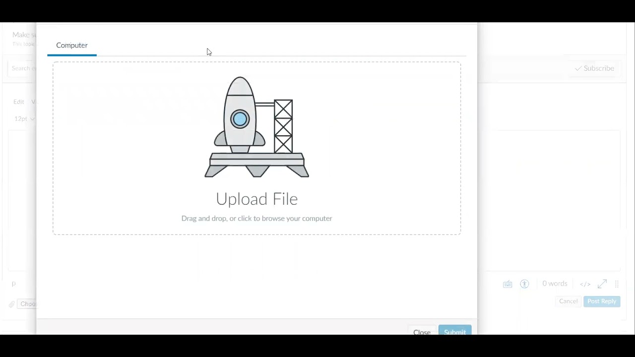 Easily Upload & Embed Files in Canvas Discussion Replies 📂