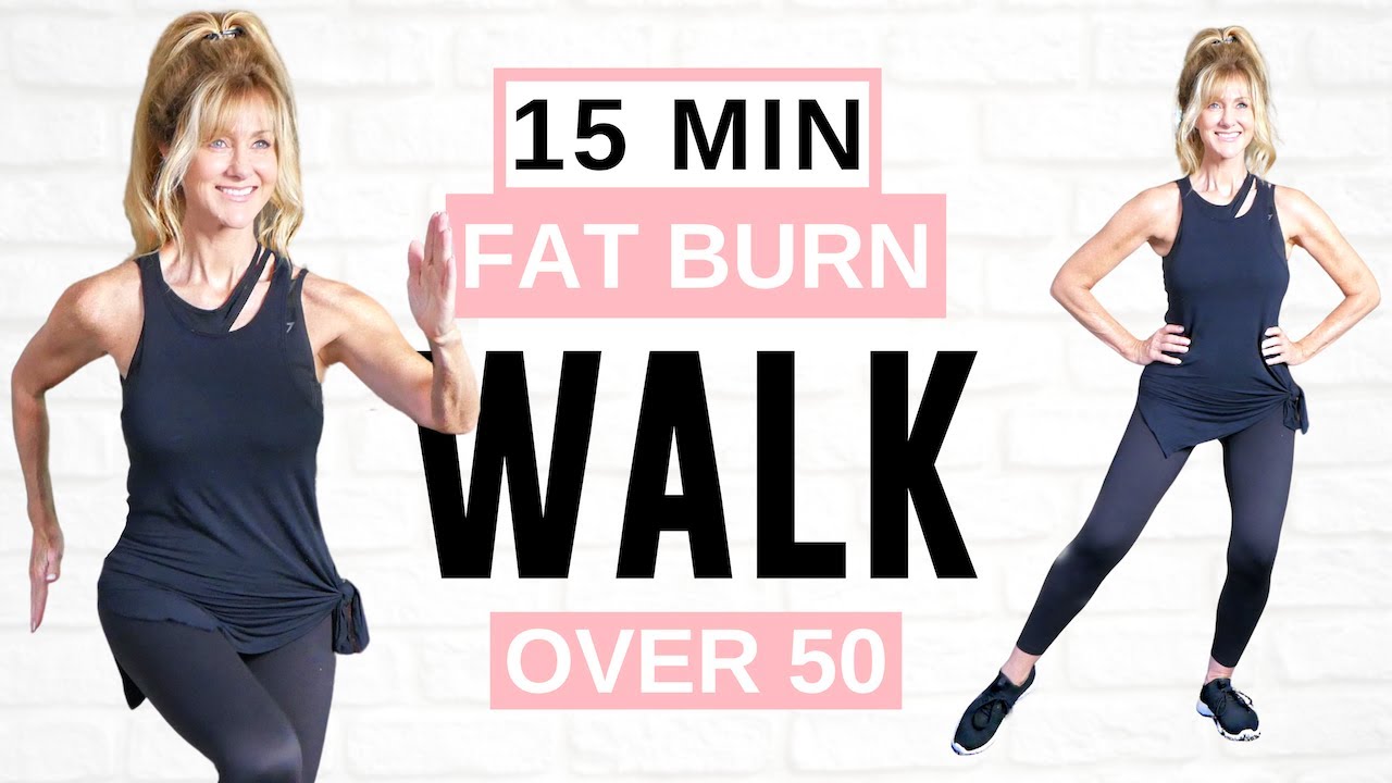 15-Minute Indoor Walking Workout for Full Body Fat Burn