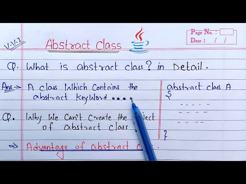 Abstract Class in Java | Learn Coding