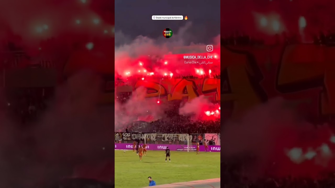 مشاهد حماسية من كرة القدم مع لمسة موسيقية 🎶 في مباراة #الجيش_الملكي و #نهضة_بركان
