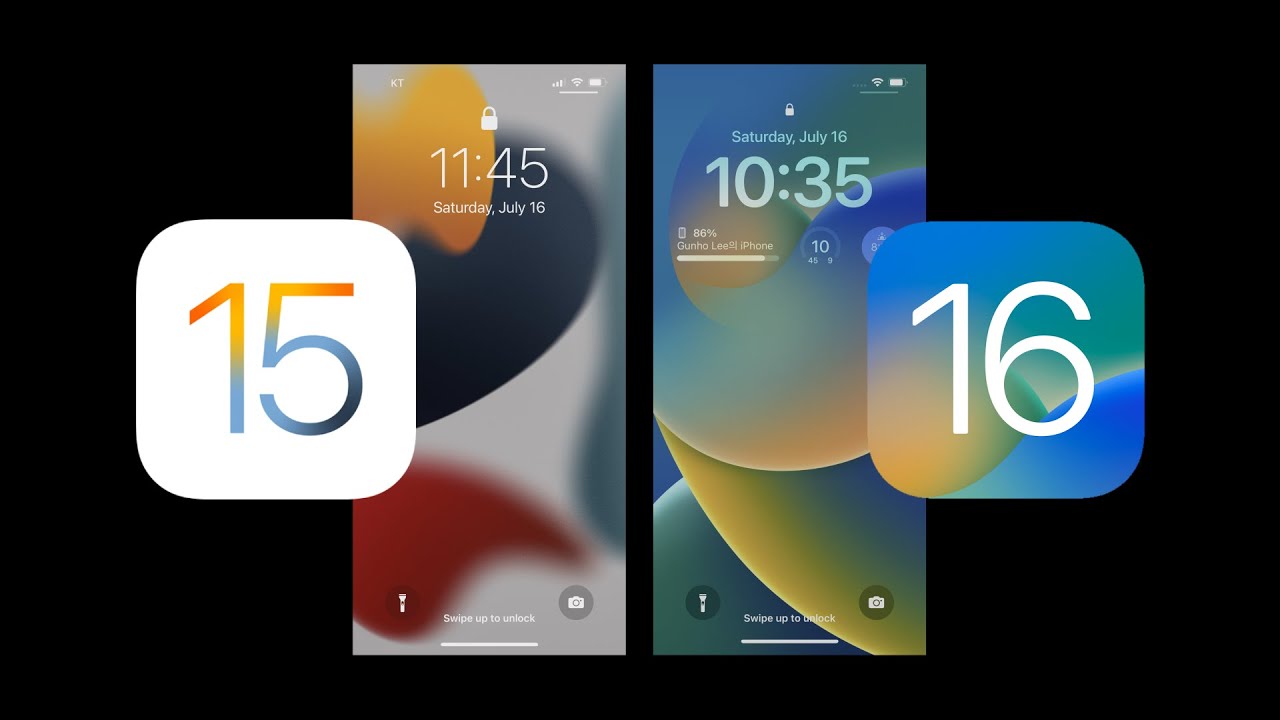 iOS 16 vs iOS 15 Design Changes 📱