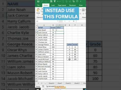 Master LOOKUP in Excel