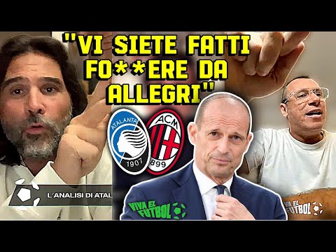 CASSANO si SCAGLIA CONTRO ADANI:"ALLEGRI HA LA STAMPA A FAVORE e VI HA FREGATO!" ATALANTA-MILAN 1 1