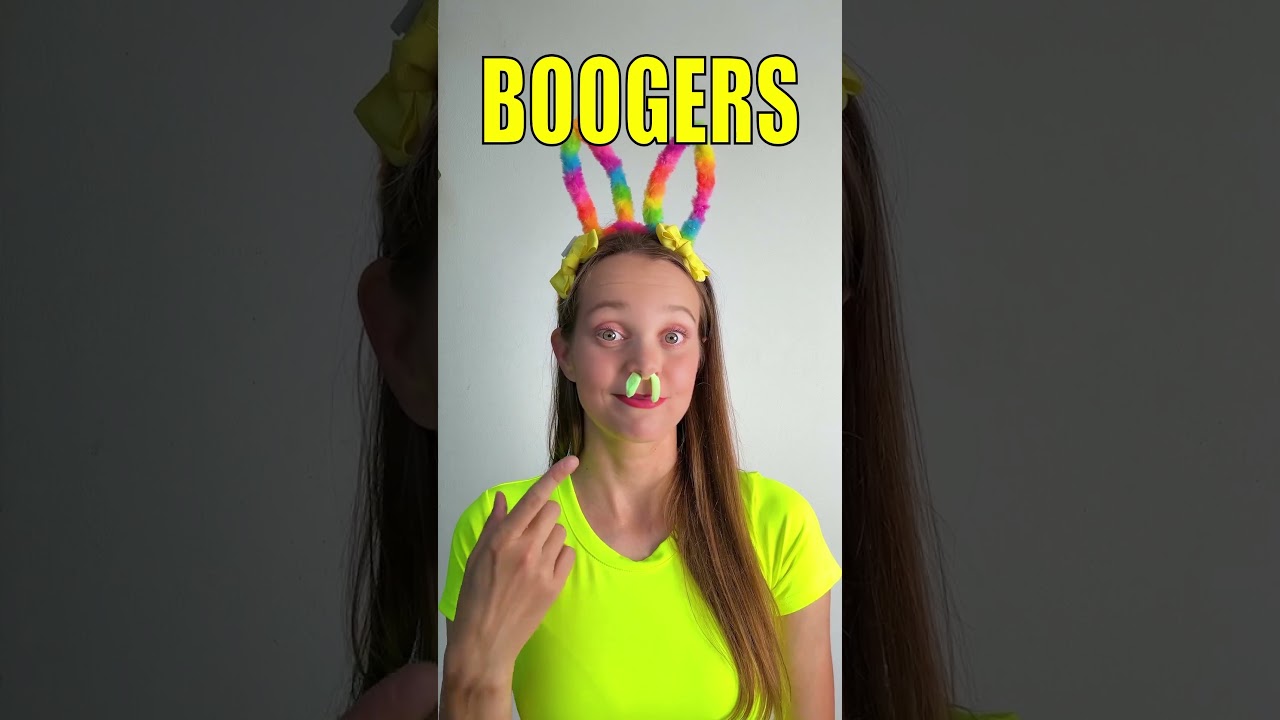 Fun English Words for Kids: Booger & Ear Wax!👃🤢