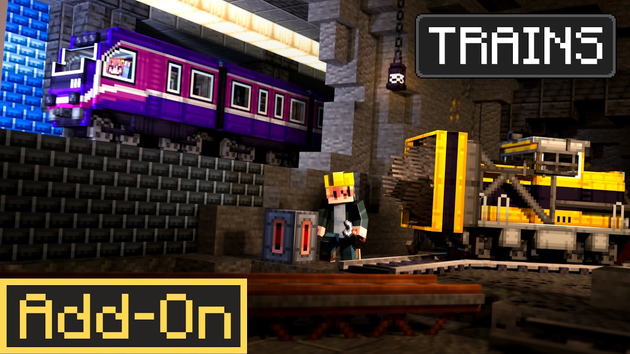 Minecraft Train Addon Gets Urban Upgrade 🚆