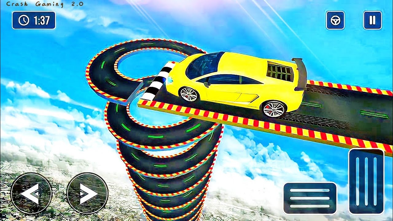 3D Car Stunt Racing Game - Master Mega Ramp Stunts π