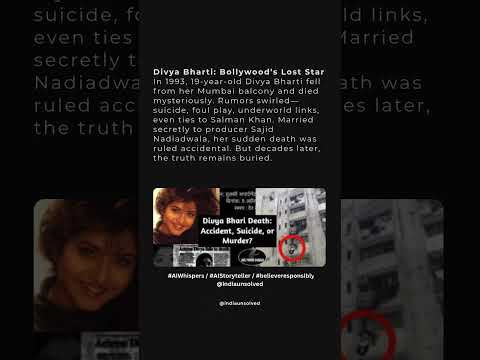 Divya Bharti Death #news #history #mystery #realstories