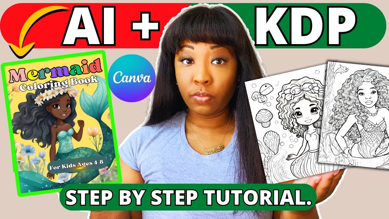 Kids Coloring Book: Create & Publish with Canva AI π¨