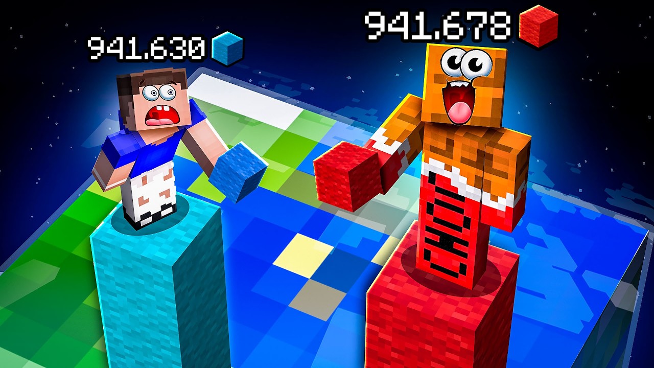 Кто выше в Minecraft? Владус vs Лёня! 🏆