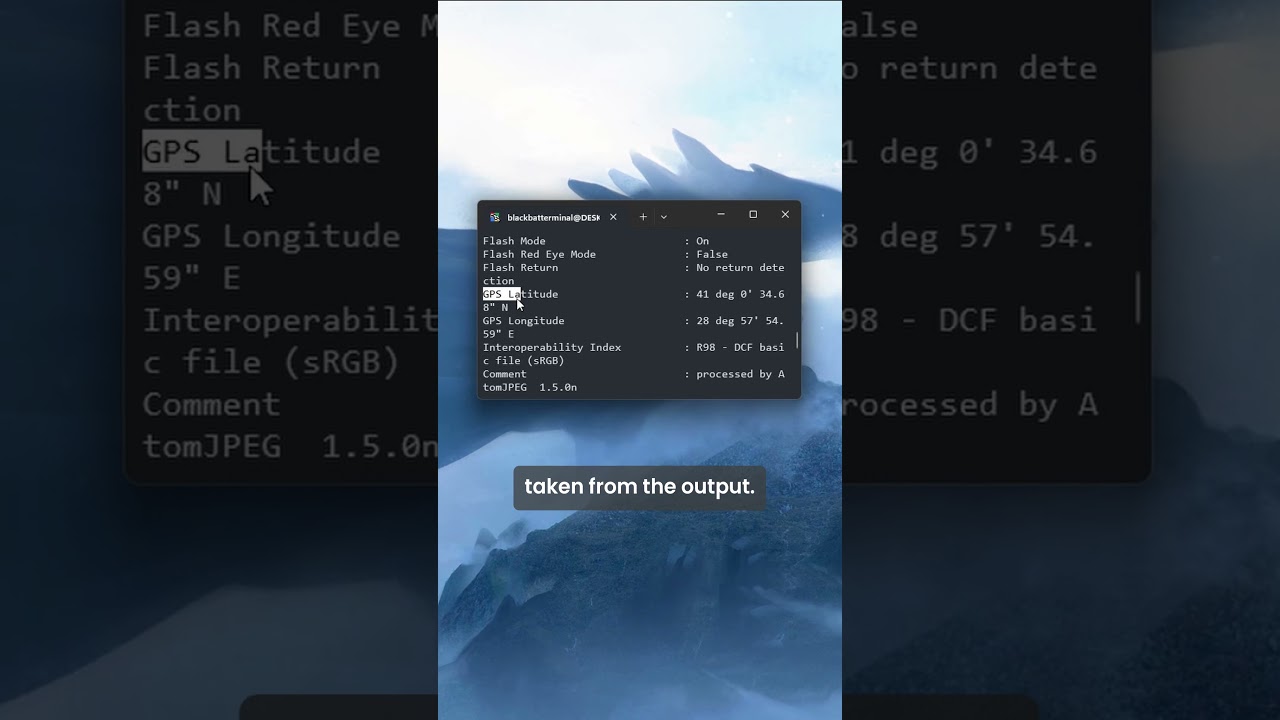 Image Forensics Using ExifTool