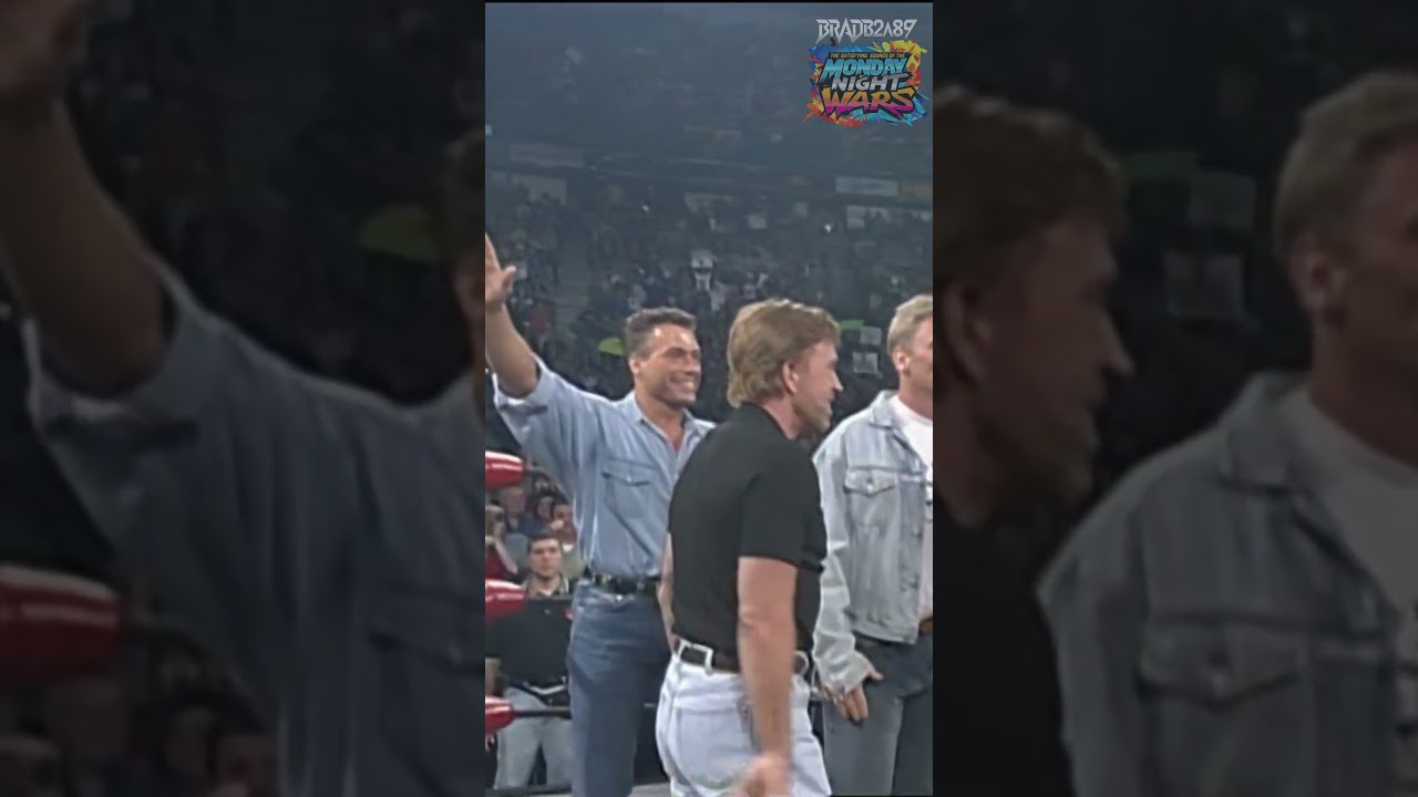 Epic Celebration: Van Damme & Chuck Norris Join Goldberg! 🤩