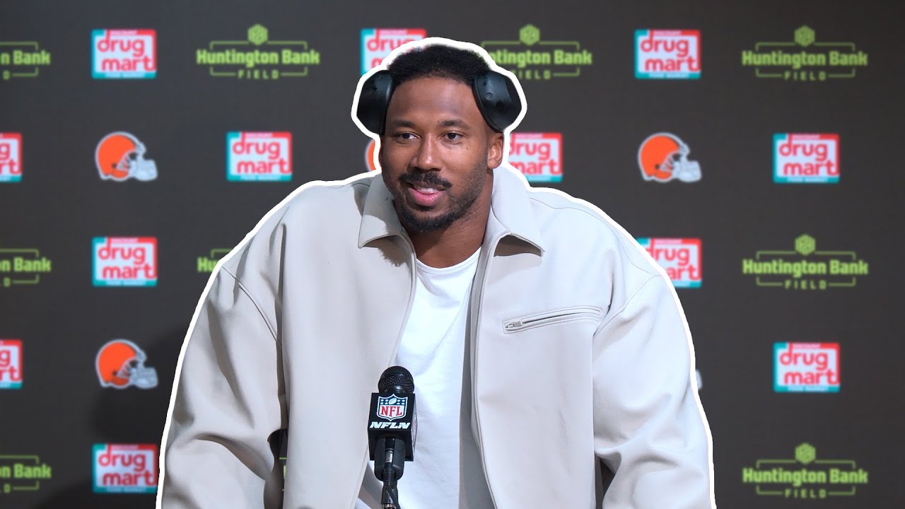 Myles Garrett Breaks Down Browns' Dominant Win Over Dolphins 🏈