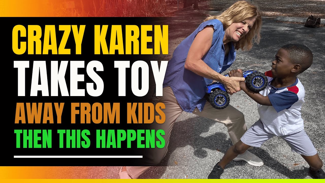 Karen Seizes Toy Truck from Black Kids 🚗