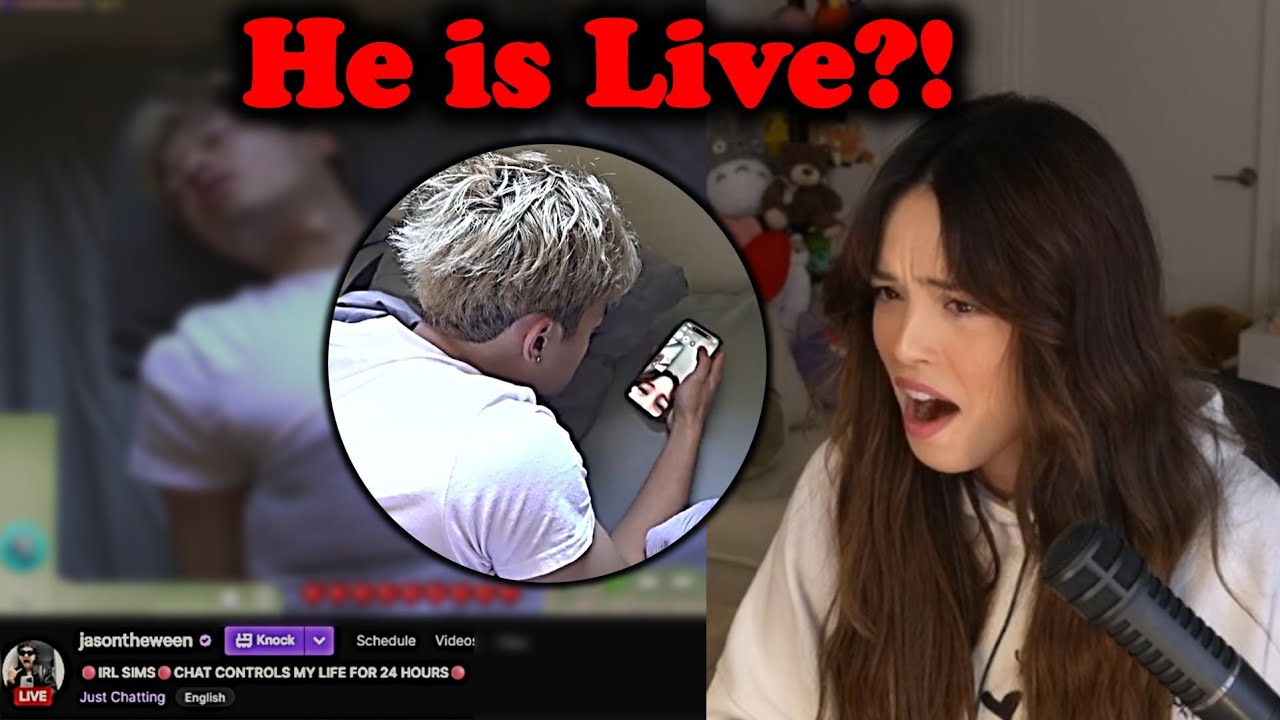 Valkyrae Discovers Her Call to Sleeping Jasontheween Was Live! π²