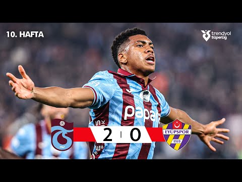 Trabzonspor (2-0) Eyüpspor - Highlights/Özet | Trendyol Süper Lig - 2025/26