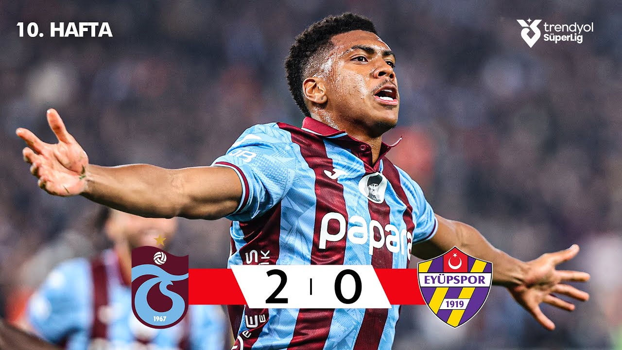 Trabzonspor 2-0 Eyüpspor | Süper Lig Highlights & Özeti - 2025/26