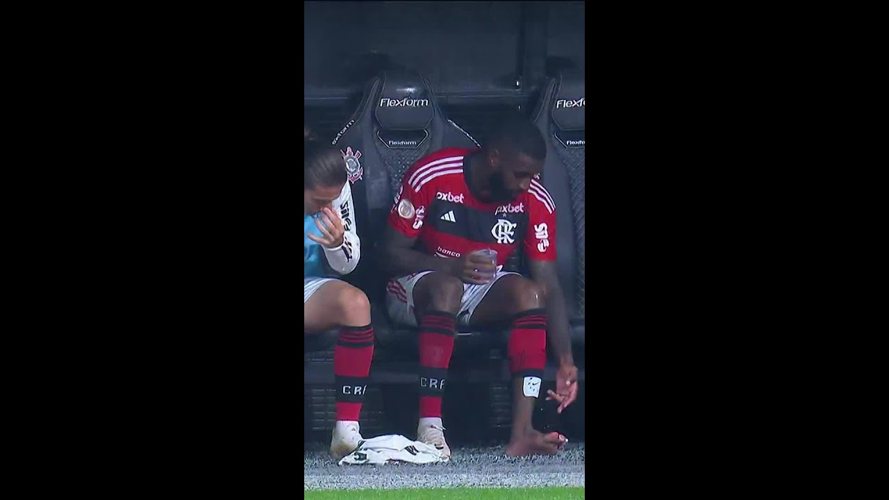 Filipe Luís Surprised by Gerson’s Injury During Corinthians vs Flamengo Match ⚽