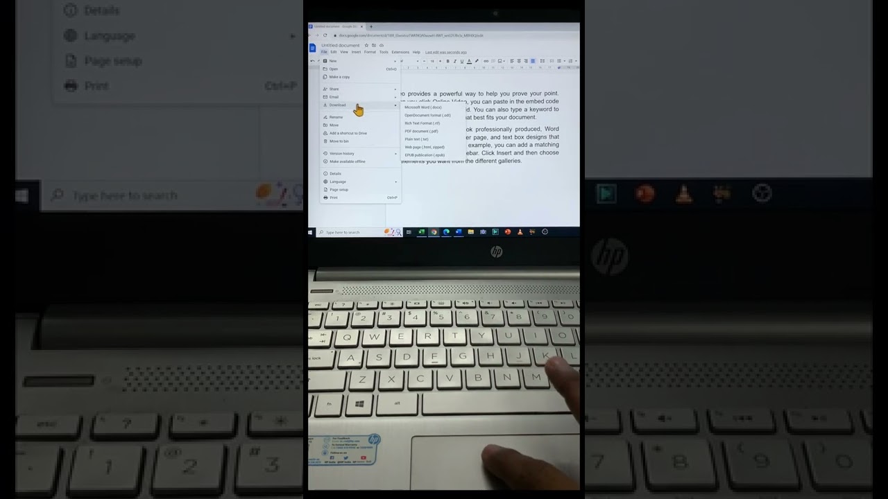 How to Convert a Google Doc to PDF?