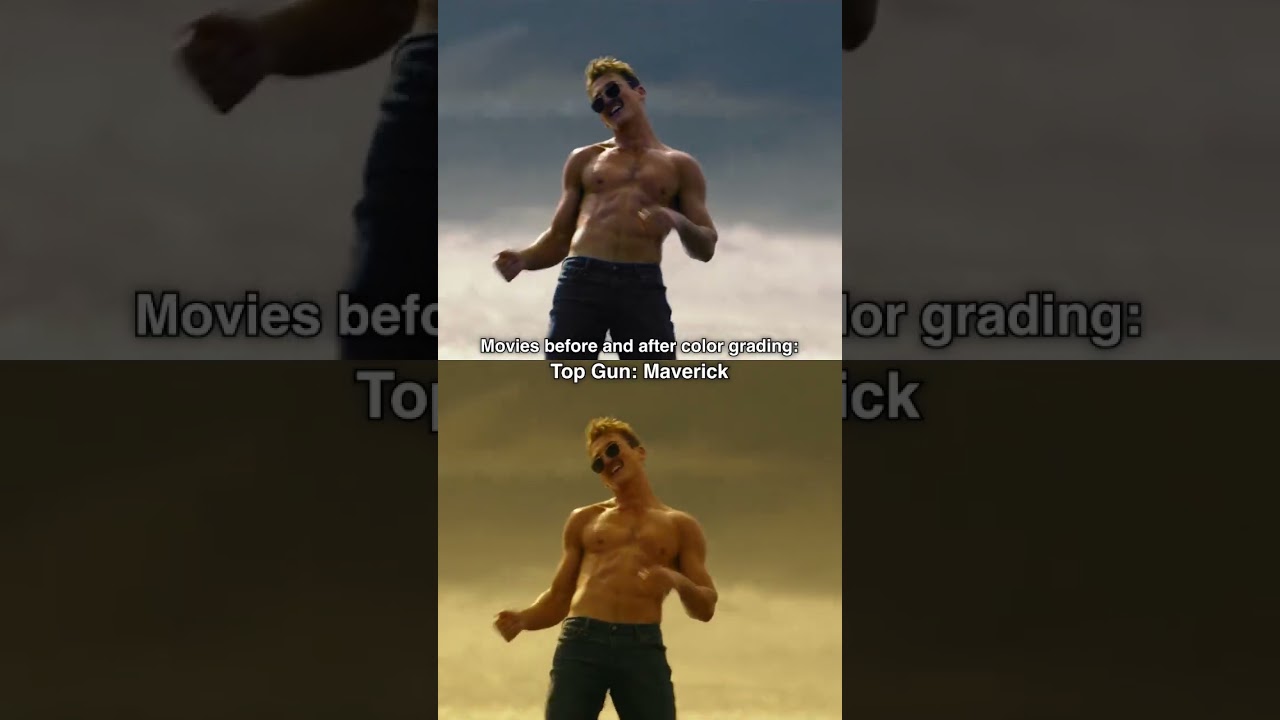 Before & After Color Grading in Movies π¬