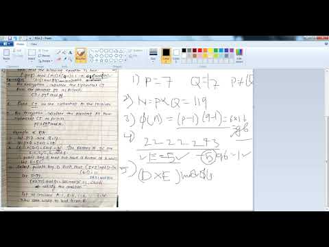 RSA Algorithm Example in Cryptography