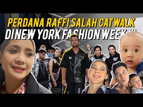 NAGITA DEG2AN NONTON RAFFI CATWALK DI NEW YORK FASHION WEEK, RAFATHAR ANTENG DIJAGAIN BAIM DI HOTEL
