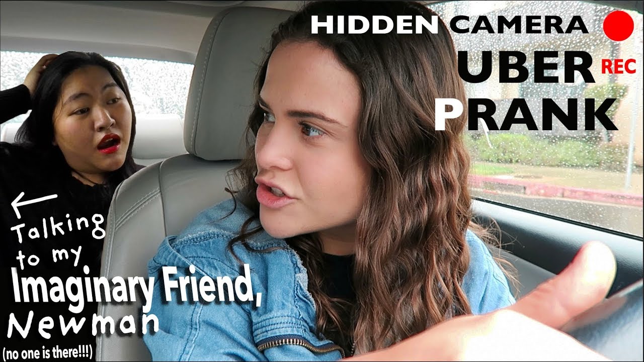 Uber Prank: Chatting with My Imaginary Friend 🚗
