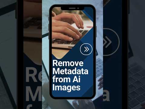 Remove Metadata from Ai generated image #tutorial #metadata #aiimage #aigeneratedimages #ai #gemini