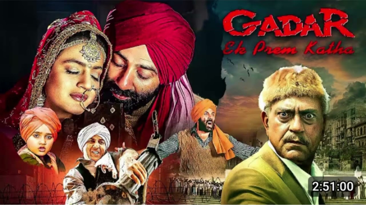 Gadar: Ek Prem Katha (2001) Full Hindi Movie in 4K 🌟 | Sunny Deol, Ameesha Patel & Amrish Puri