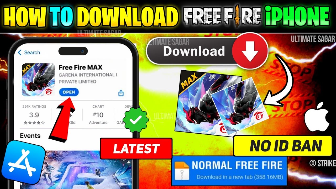 How to Download Free Fire on iPhone 📱 | Step-by-Step Guide for Free Fire Download