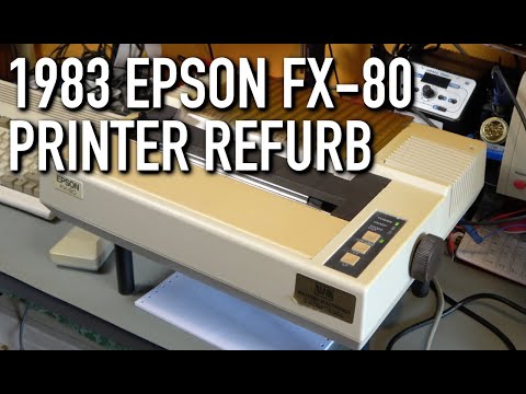 Epson FX80 Dot Matrix Printer Refurb