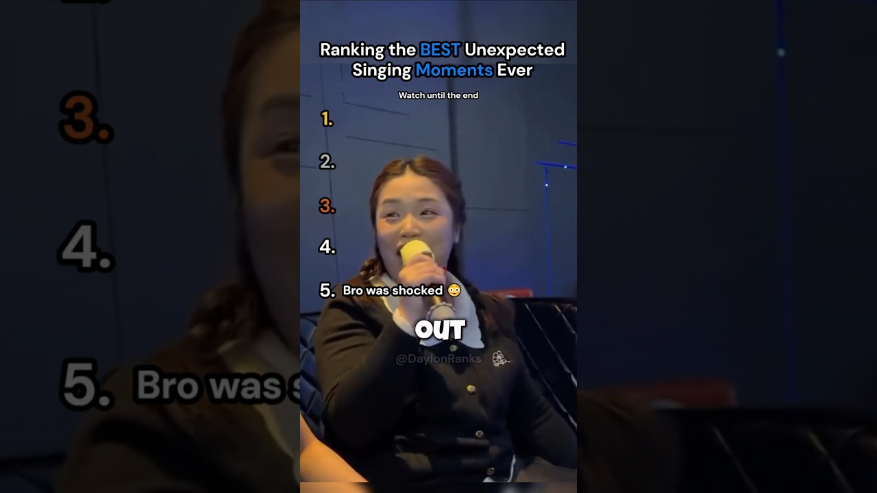 Top Unexpected Singing Moments in Entertainment