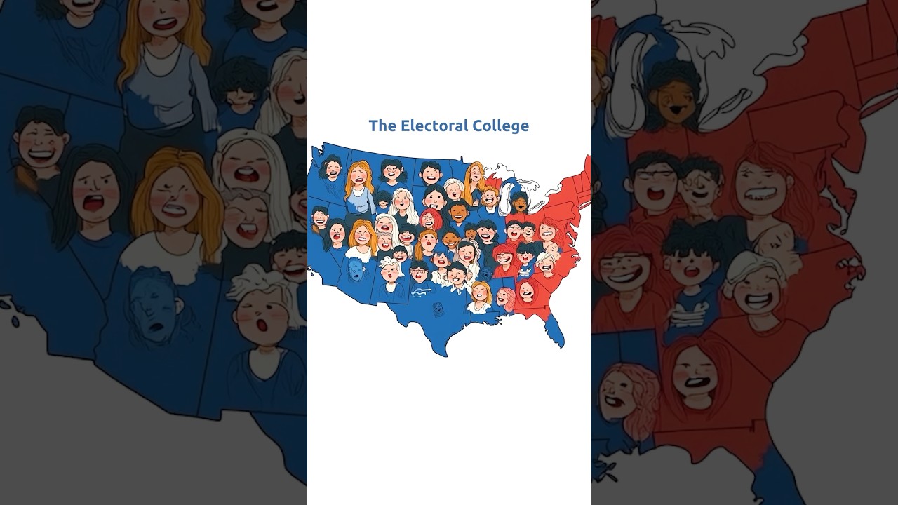 The Electoral College, explained! #eli5 #explained #explainervideo