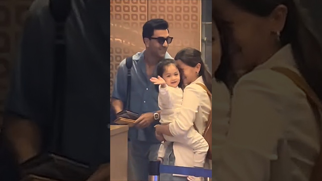 Ranbir Kapoor & Alia Bhatt with Baby Raha ❤️
