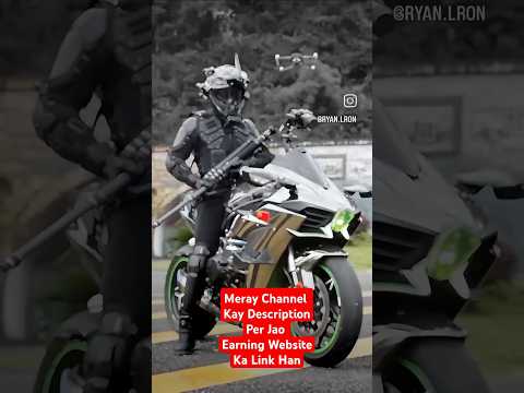 Ninja H2R Dangerous New Earning Game In Description #viral #game #h2r #viral #shorts #usa #uk #bike