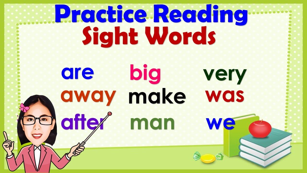 Sight Words || Practice reading sight words || Basic English words || Learn how to read