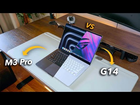 MacBook Pro M3 Pro vs ASUS ROG G14 (2024) Comparison