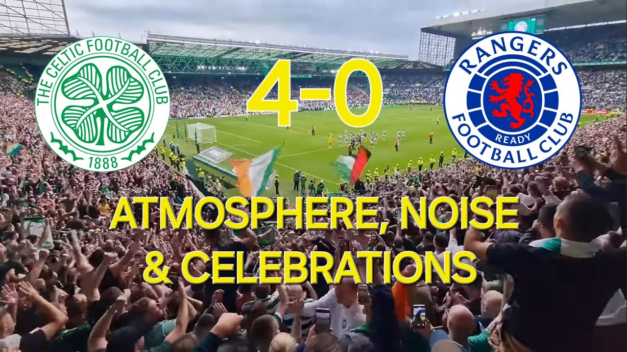 Celtic Dominates Rangers 4-0 | Epic Atmosphere & Celebrations | September 3, 2022