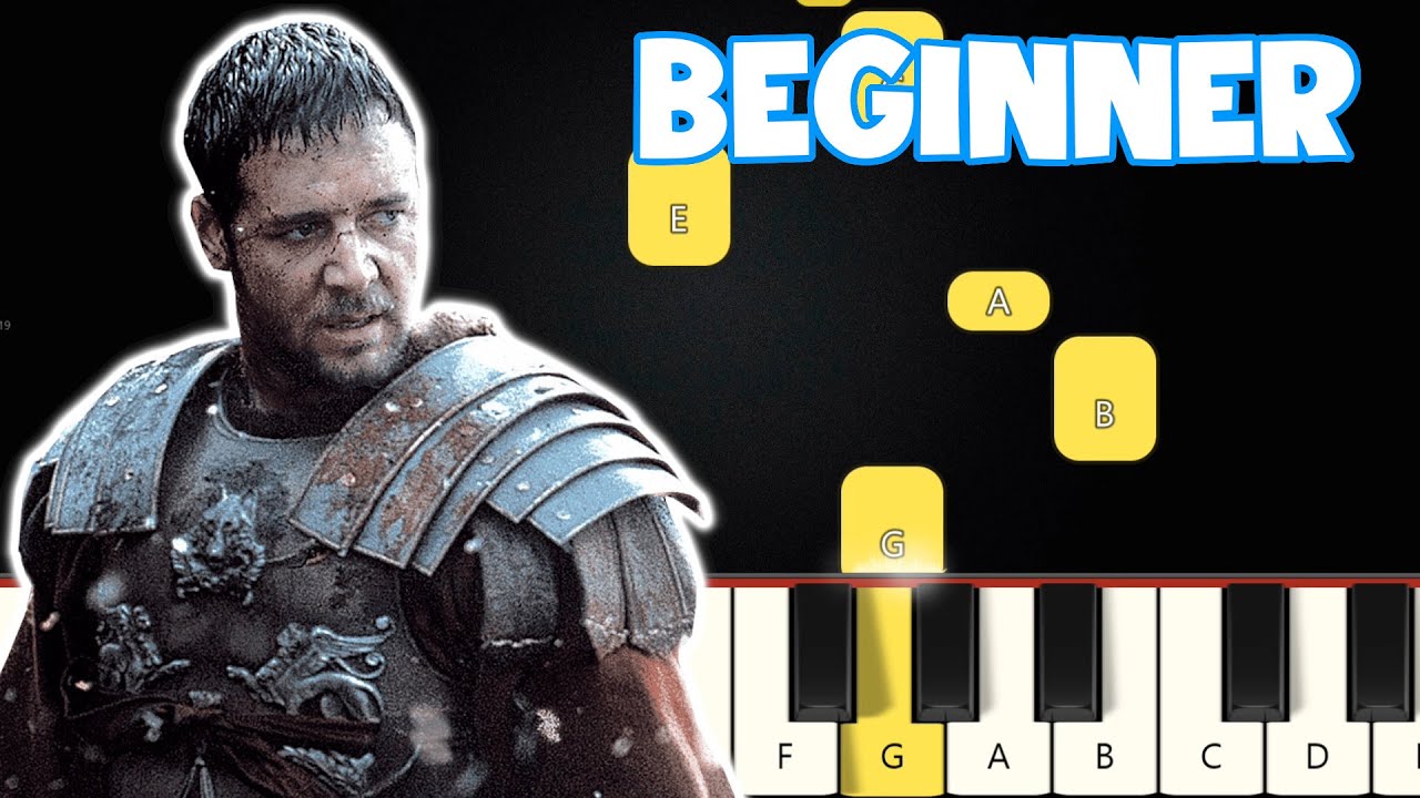 Now We Are Free - Gladiator | Easy Piano Tutorial 🎹
